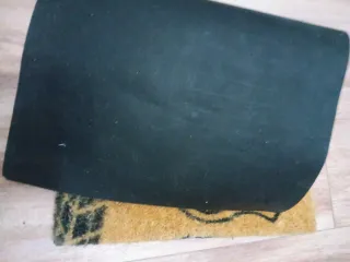 Tappeto d'ingresso Route 66 in fibra di cocco