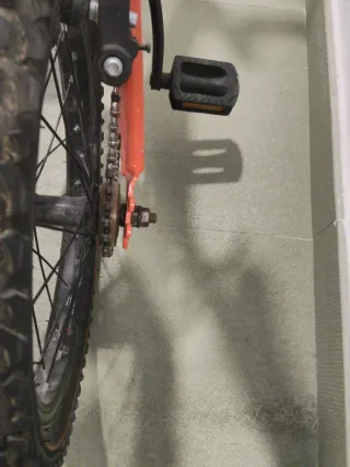 Bicicleta infantil naranja