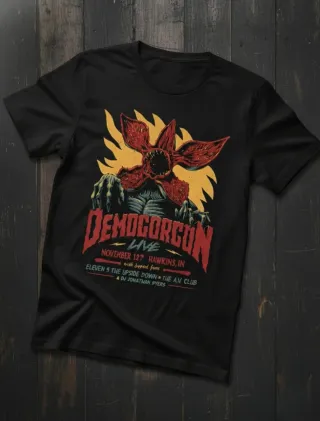 Camiseta Demogorgon Stranger Things Talla M.l o xl