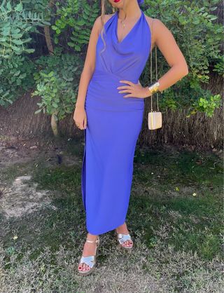 Vestido Morado Marlene Cardié