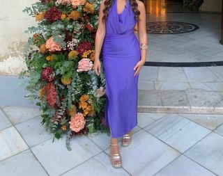 Vestido Morado Marlene Cardié