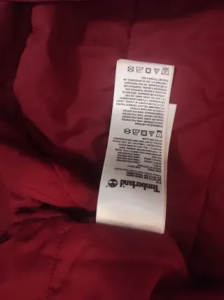 Chaqueta Timberland Roja con Capucha