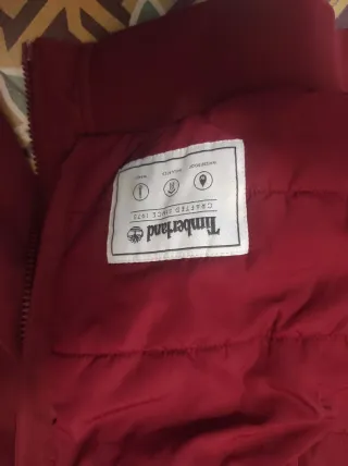 Chaqueta Timberland Roja con Capucha