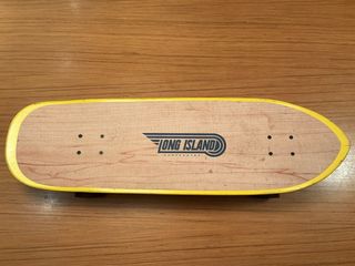 Skate Carver Madera y Amarillo