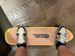 Skate Carver Madera y Amarillo