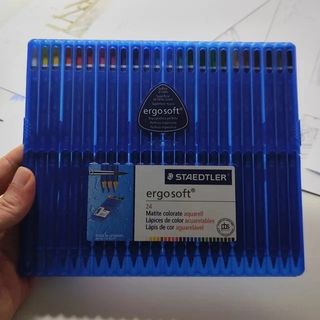 24 Lápices Acuarelables Staedtler Ergosoft