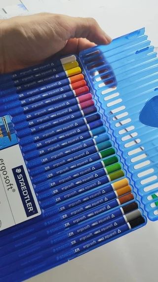 24 Lápices Acuarelables Staedtler Ergosoft