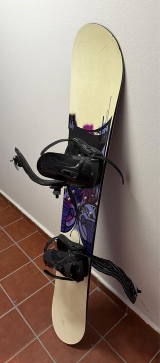 Tabla Snowboard Nitro Mariposa Poco Uso (150 x 23)