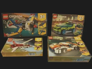Coches y aviones lego creator