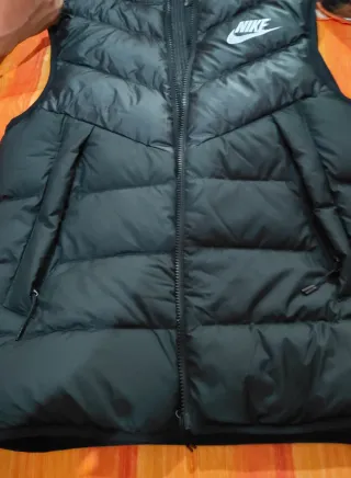 Chaleco de  plumas "Nike" Negro Talla M