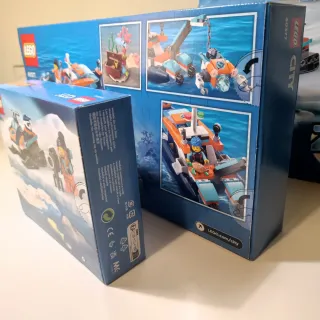 LEGO CITY Arctic 60376 y 60377 Mundo submarino