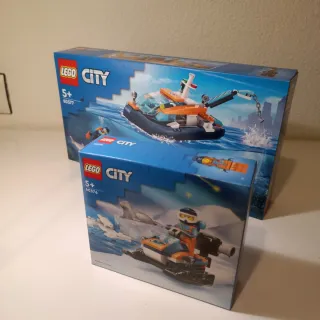 LEGO CITY Arctic 60376 y 60377 Mundo submarino
