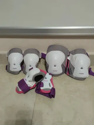 Protecciones patinaje niña Oxelo