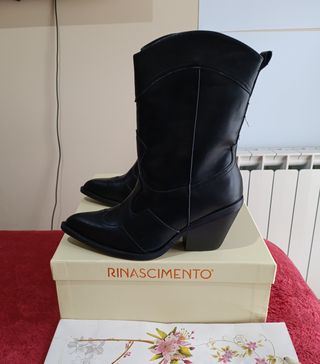 Botas camperas negras talla 38/39