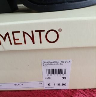 Botas camperas negras talla 38/39