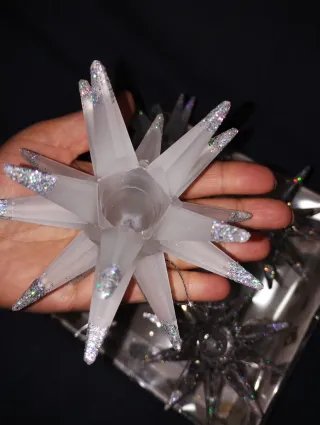 Stelle Natalizie Vetro e Plastica