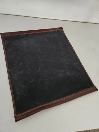 Seduta Sedia Regista Pelle Marrone 50x44 cm