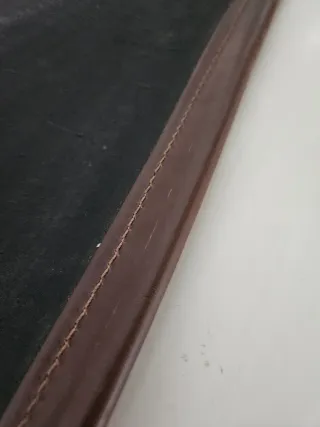 Seduta Sedia Regista Pelle Marrone 50x44 cm