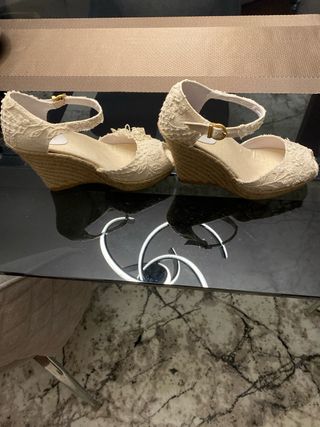 Alpargatas de Novia, Jose Mª Peiró,  Beige