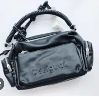 Bolso bandolera Desigual negro