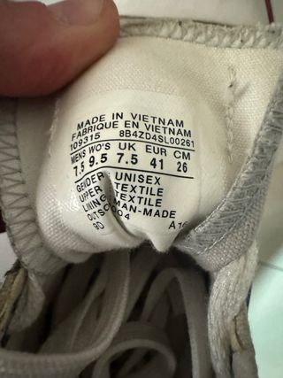 Converse All Stars Beige/Blu Taglia 41