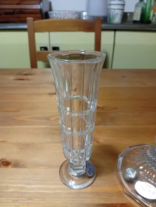 Porta candele in cristallo