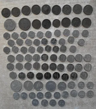 Lotto di 96 Monete Regno e Repubblica Italiana