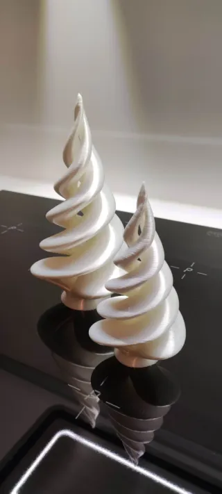 Alberi Natale Stampa 3D Filamento Seta Bianco