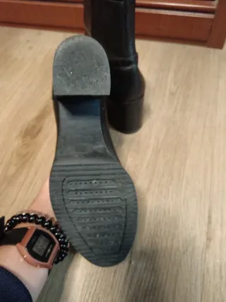 Botines negros talla 37