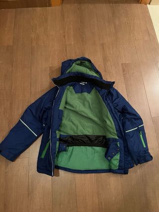 Traje de Nieve Niño Azul y Verde