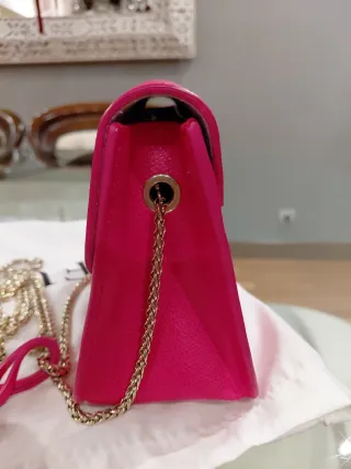 Bolso Furla Metropolis Rosa Dorado Nuevo