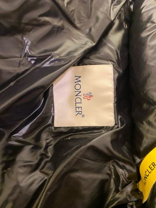 Chaqueta Moncler Mujer Negra Brillante