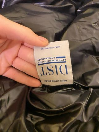 Chaqueta Moncler Mujer Negra Brillante