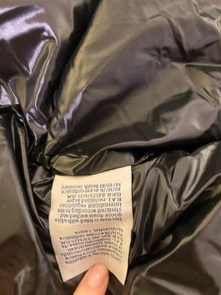 Chaqueta Moncler Mujer Negra Brillante