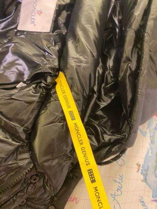 Chaqueta Moncler Mujer Negra Brillante