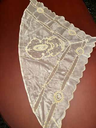 Manteletas Falleras Niña Blancas