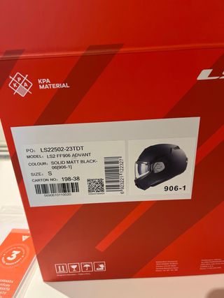 Casco modular LS2 ADVANT Negro
