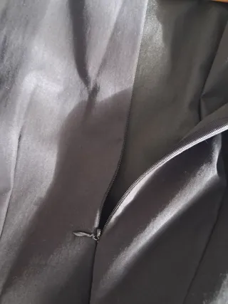 Blusa Zara Negra Manga 3/4