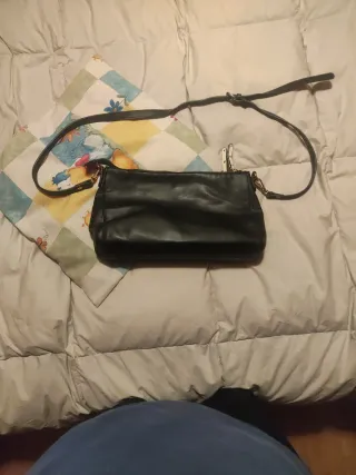 Bolso negro y verde
