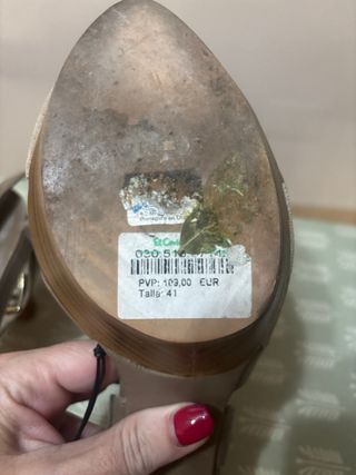 Sandalias Martinelli Talla 41 Beige/Marrón