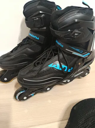 Patines 43-44. Protección y bolsa regalo. 1 uso