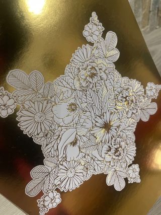 Album da colorare Déco Time Gold Foil