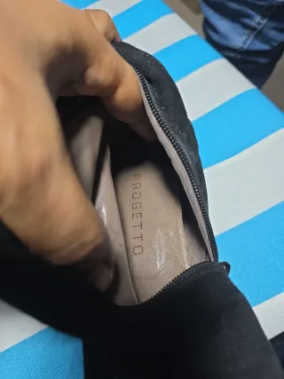 Stivali alti in camoscio Karl Lagerfeld n.39