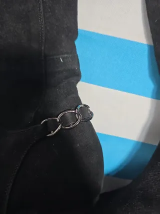 Stivali alti in camoscio Karl Lagerfeld n.39