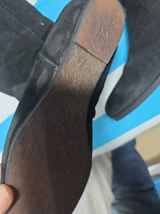 Stivali alti in camoscio Karl Lagerfeld n.39