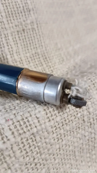 Mechero Antiguo Gasolina Cilíndrico