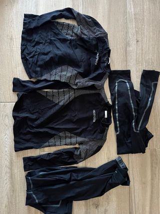 Conjunto térmico niño Kipsta negro