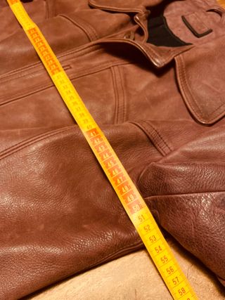 Chaqueta Piel Vintage Rojo Burdeos