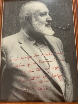 Fotografía firmada 1960