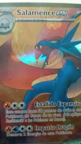 Carta Pokémon Salamence EX 320 PS